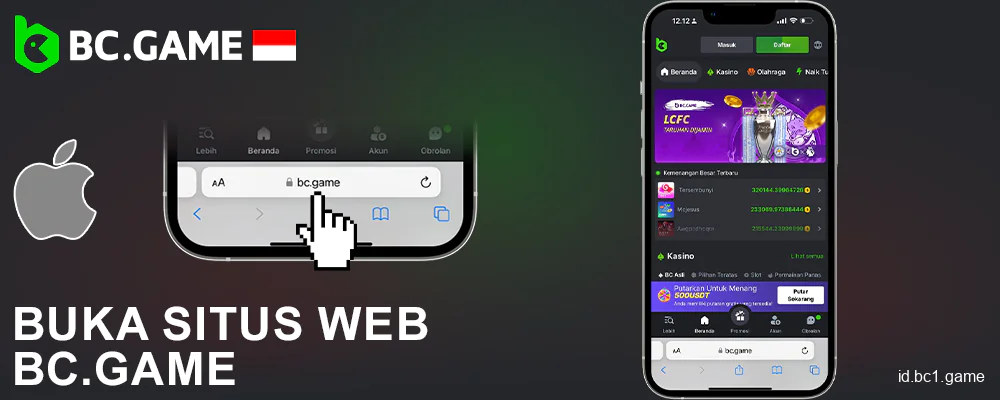 Buka situs web BC.Game Indonesia