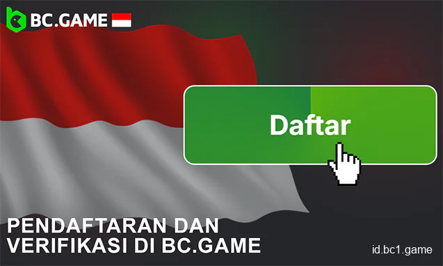 Cara mendaftar di BC.Game Indonesia